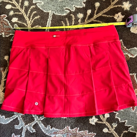 lululemon athletica Red Skort 10 tall - Picture 3 of 6